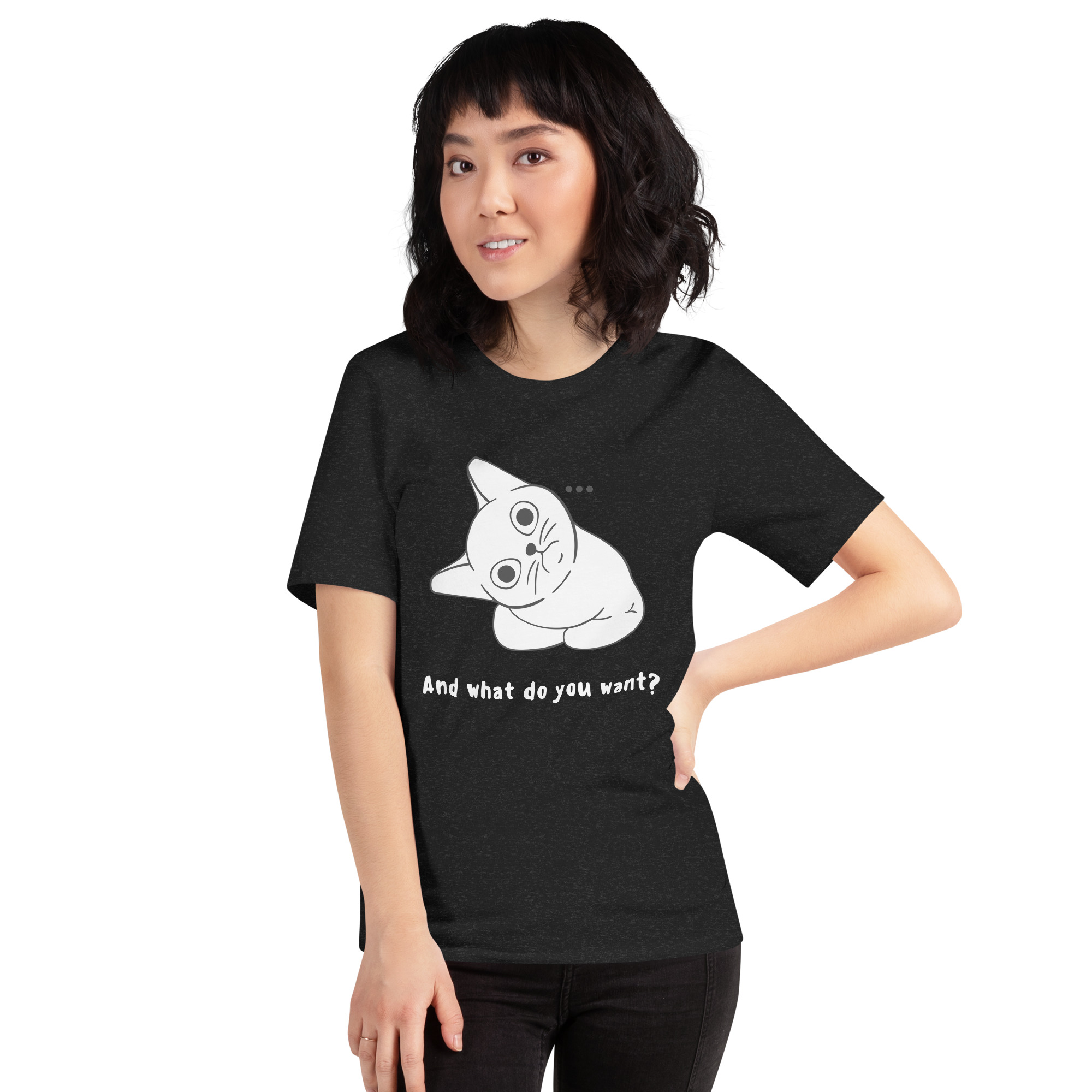 Kitty Guestions - Unisex t-shirt