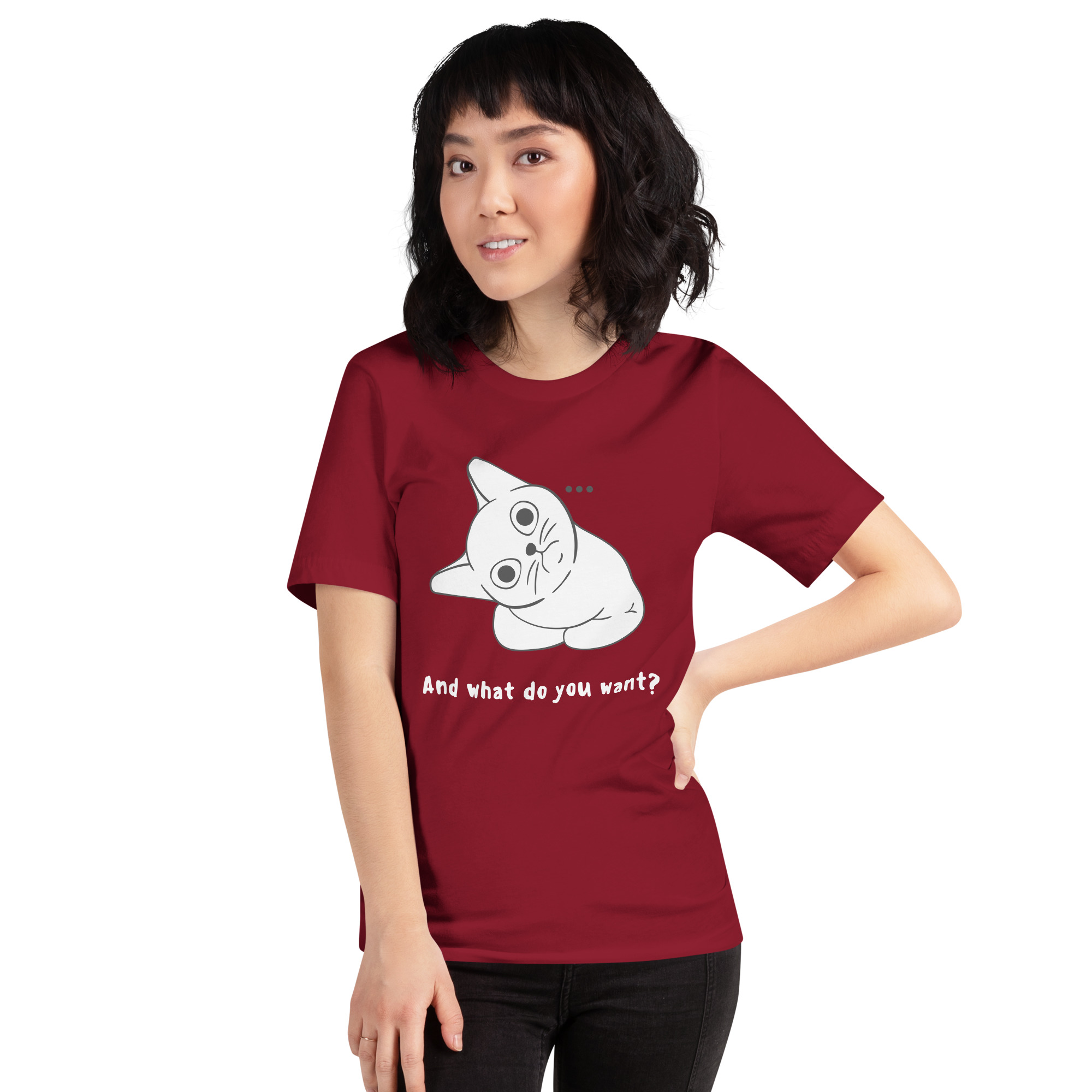 Kitty Guestions - Unisex t-shirt - Image 2