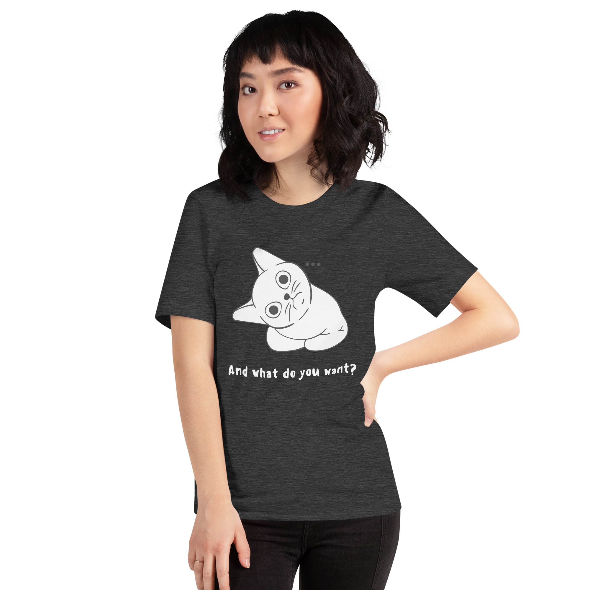 Kitty Guestions - Unisex t-shirt - Image 4