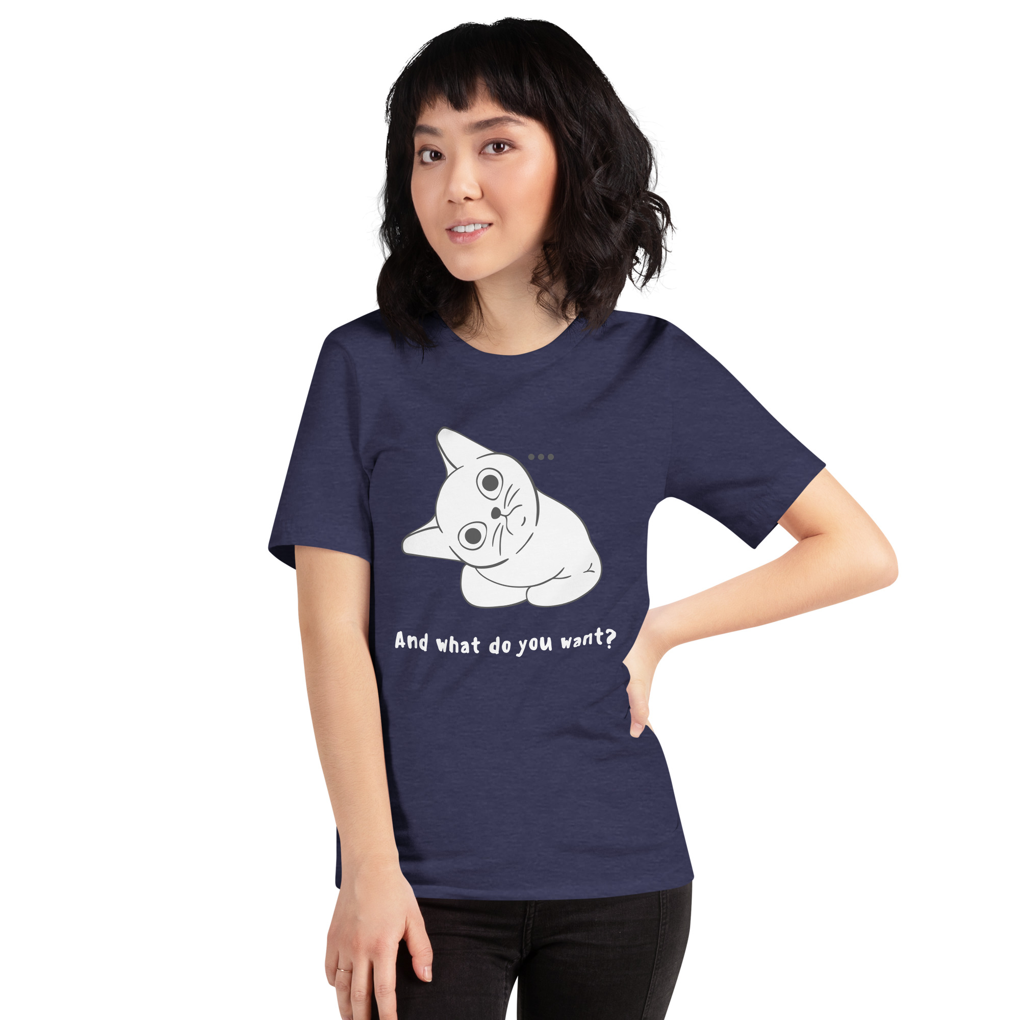 Kitty Guestions - Unisex t-shirt - Image 3